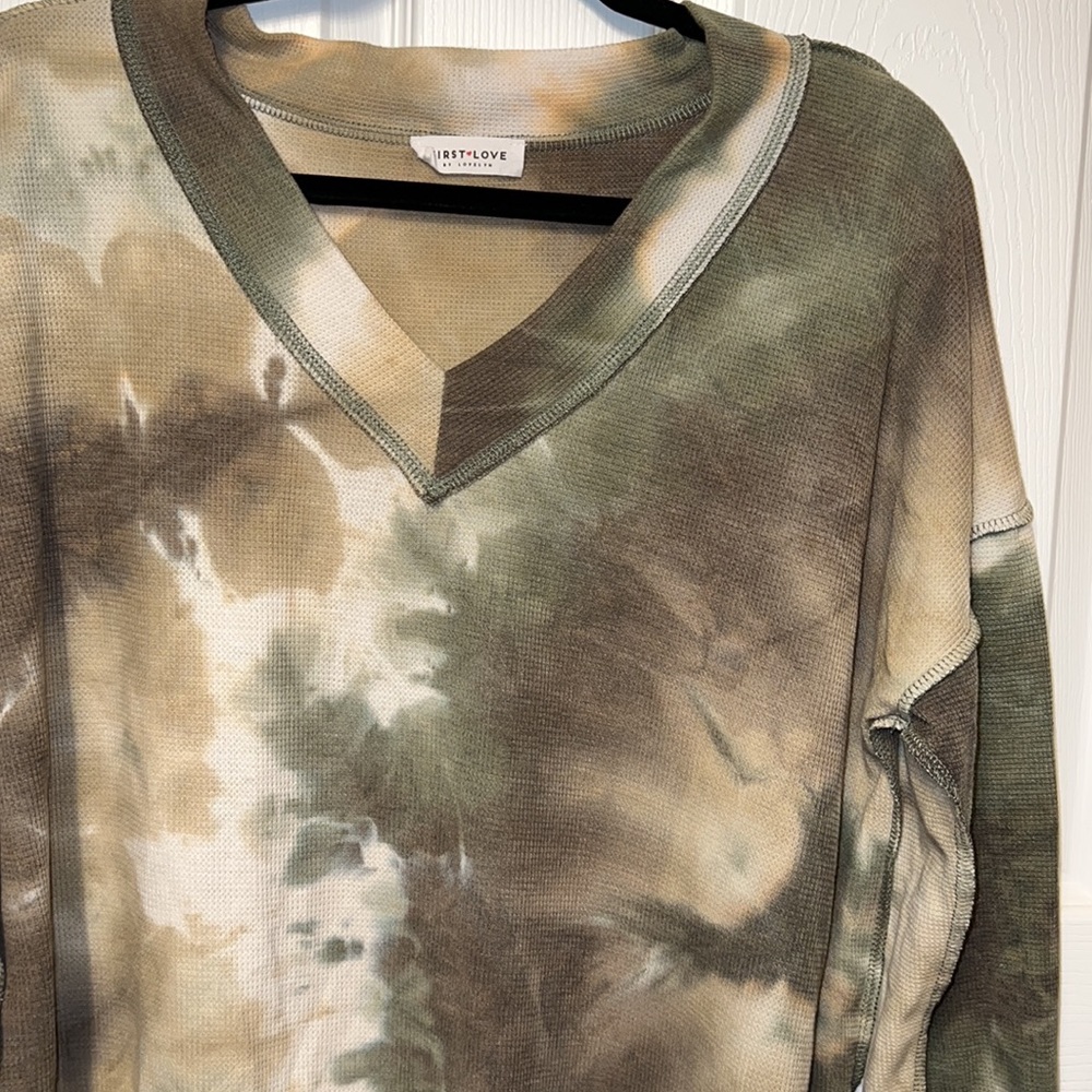 First Love camouflage top